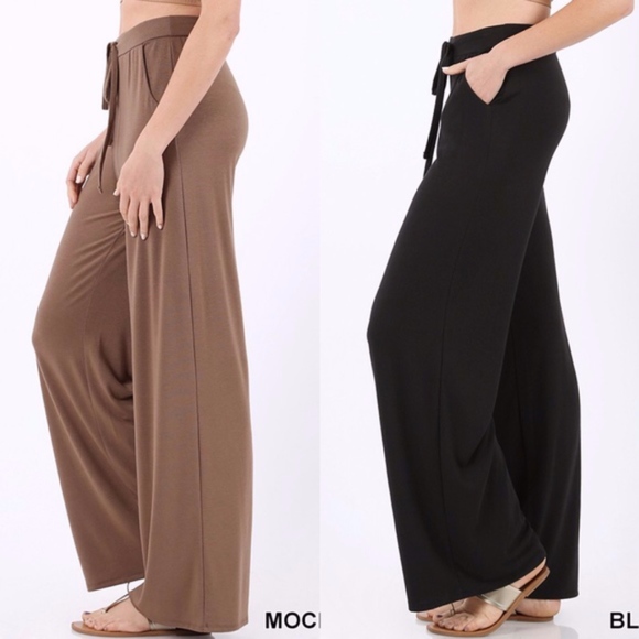 Bellanblue Pants - MUST HAVE Softest Casual Pants - MOCHA/BLACK   